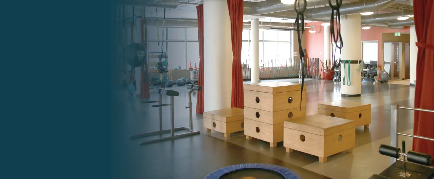 Plyo boxes and the open functional training floor at ZUM Fitness